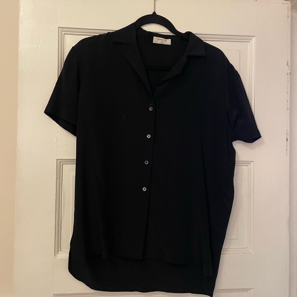 Aritzia babton Short Sleeve Button-Up Shirt